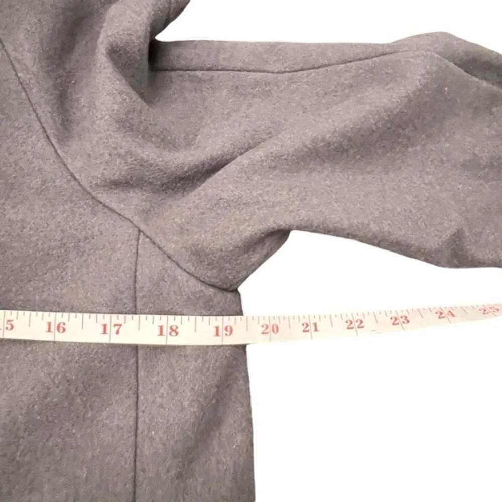 J Crew Jacket Peacoat Women’s Double Breasted Wool Coat Classic Gray Preppy Sz 2 - Picture 9 of 14